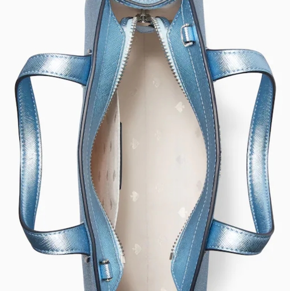 kate spade Bags Nwt Kate Spade Tinsel Satchel In Frosty Sky Poshmark